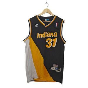 Reggie Miller Indiana Pacers #31 Adidas Hardwood Classics Jersey Men’s L